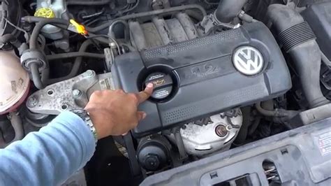 vw polo oil change.